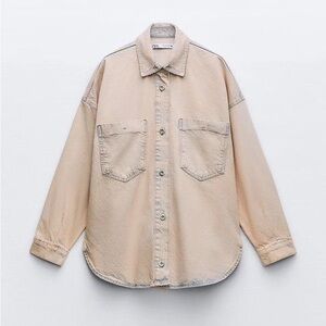 Zara Denim‎ Shirt Jacket